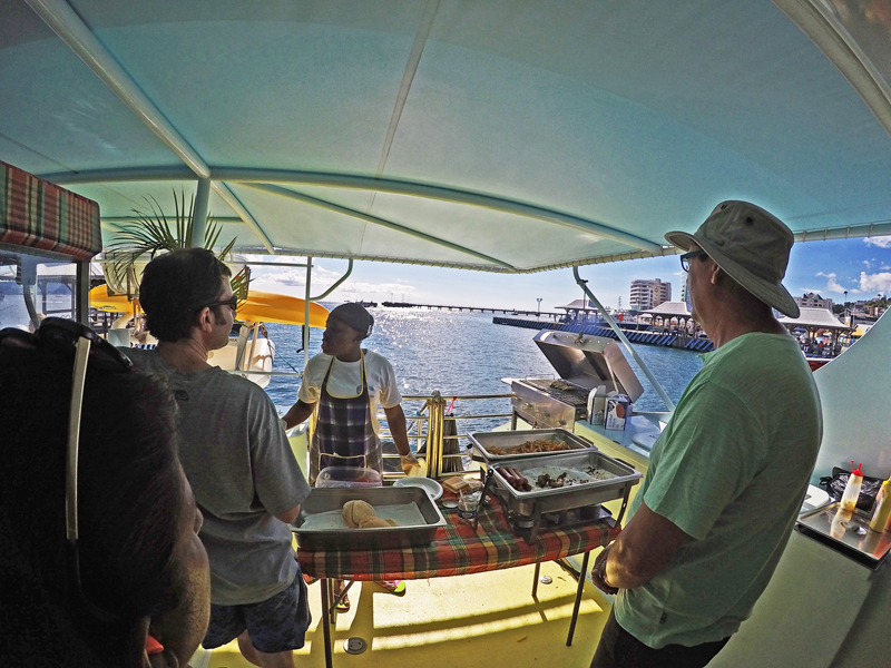 BBQ On Board The Flying Ray