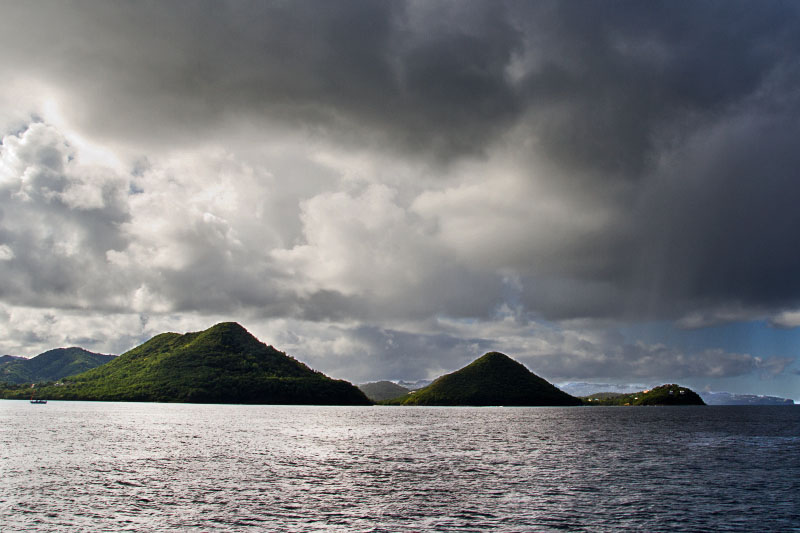 Clouds Break Loose Over St Lucia