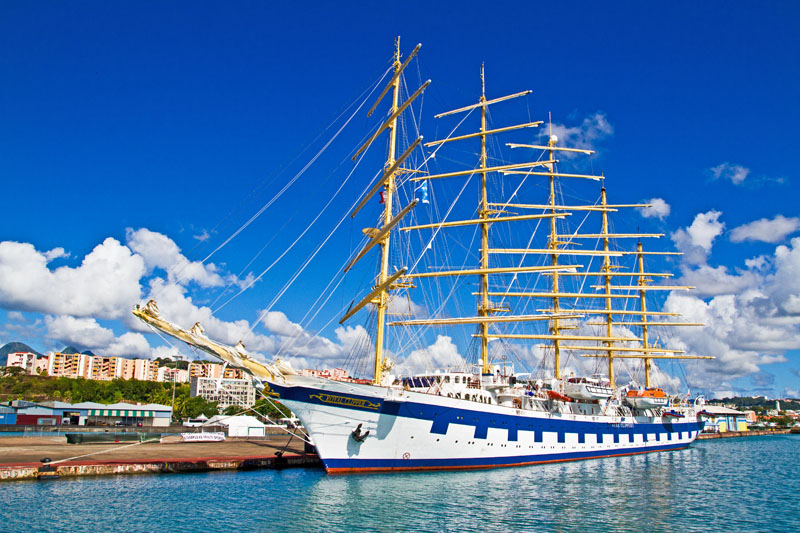 Royal Clipper in Martinique