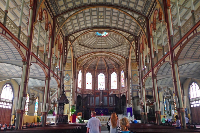 Inside St Louie Cathedral
