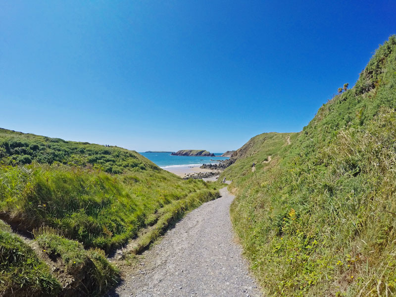 Path leading to Marloes Sands