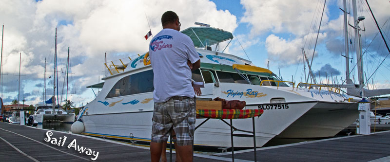 Sailing From St Lucia To Martinique