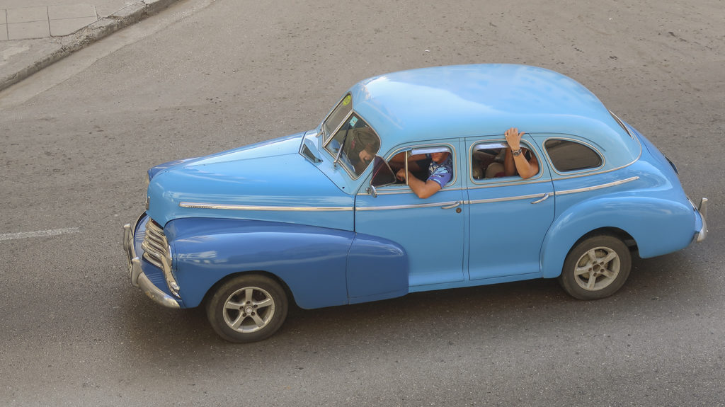 Private car in Cuba