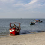 Taxi boats waiting for clients at monkey beach in Pulau Pinang National Park