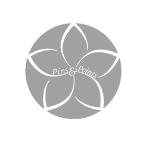 Pinsandpoints Frangipani Logo