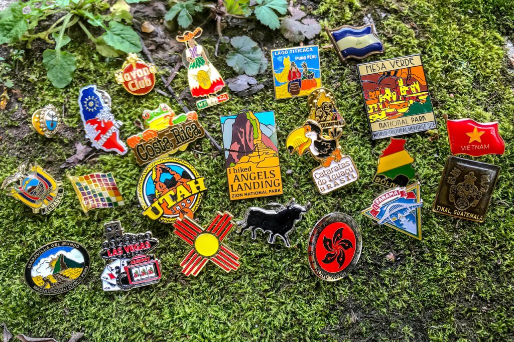 The pin badges that didn't get away