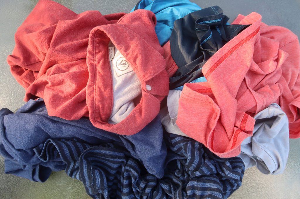 Clothes ready to be washed